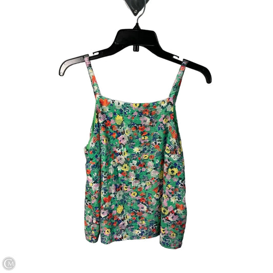 Top Sleeveless By Maeve In Green, Size: L
