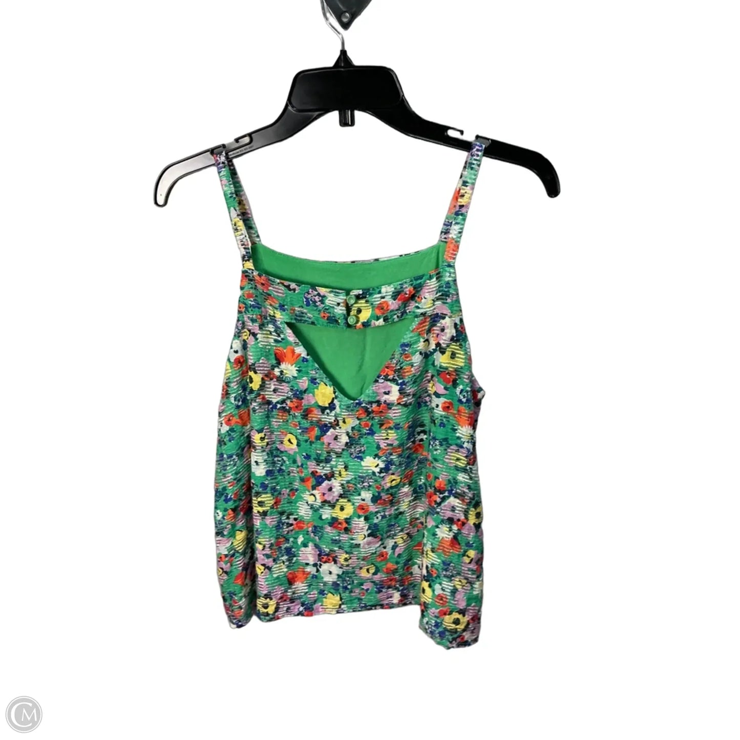 Top Sleeveless By Maeve In Green, Size: L