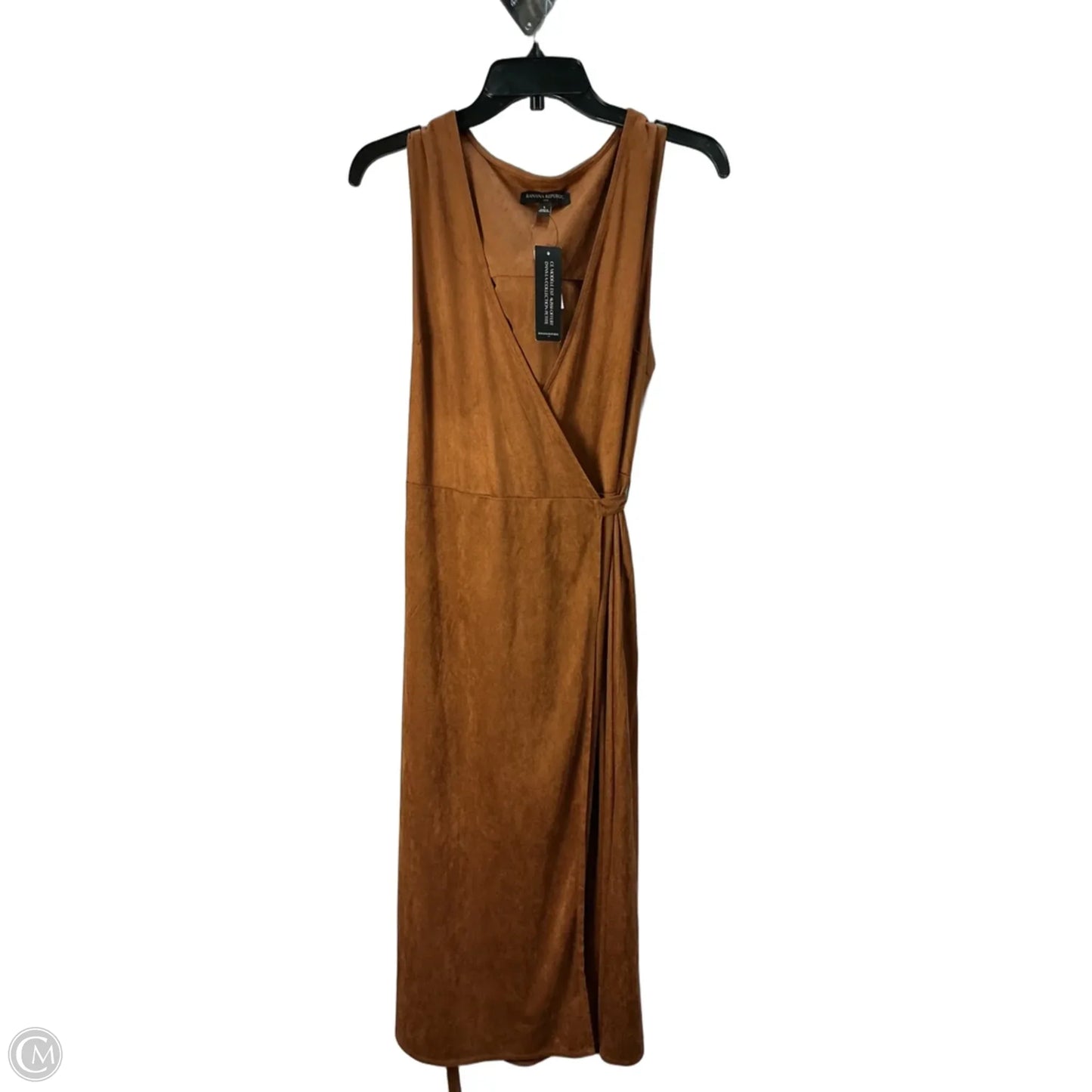 Dress Casual Maxi By Banana Republic In Brown, Size: L