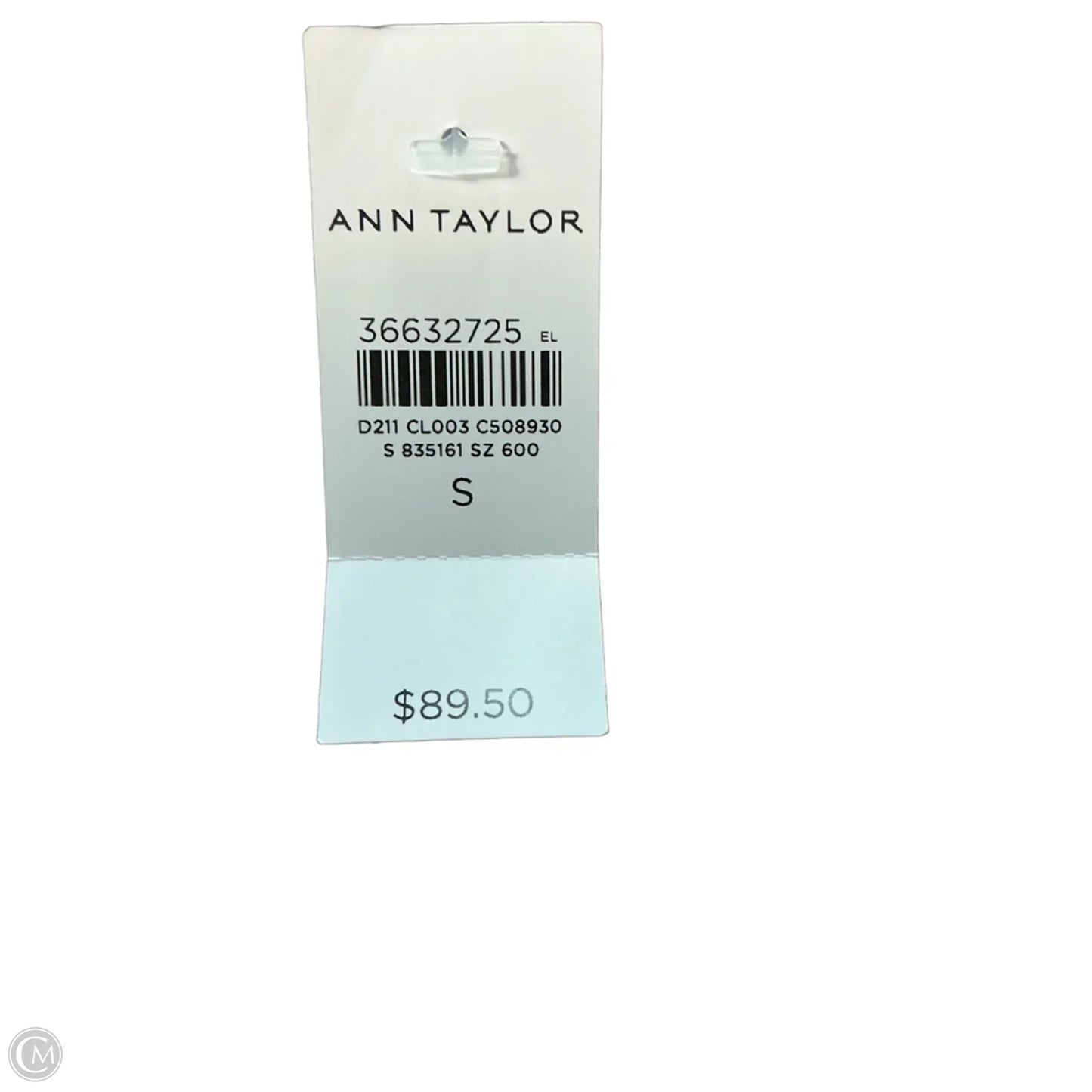Top Long Sleeve By Ann Taylor In Purple & Tan, Size: S