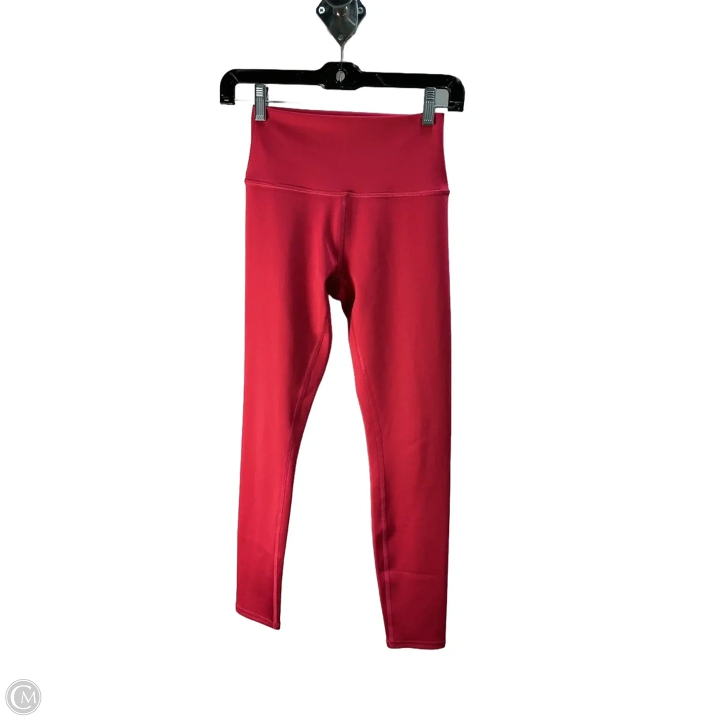 Athletic Leggings By Alo In Red, Size: S