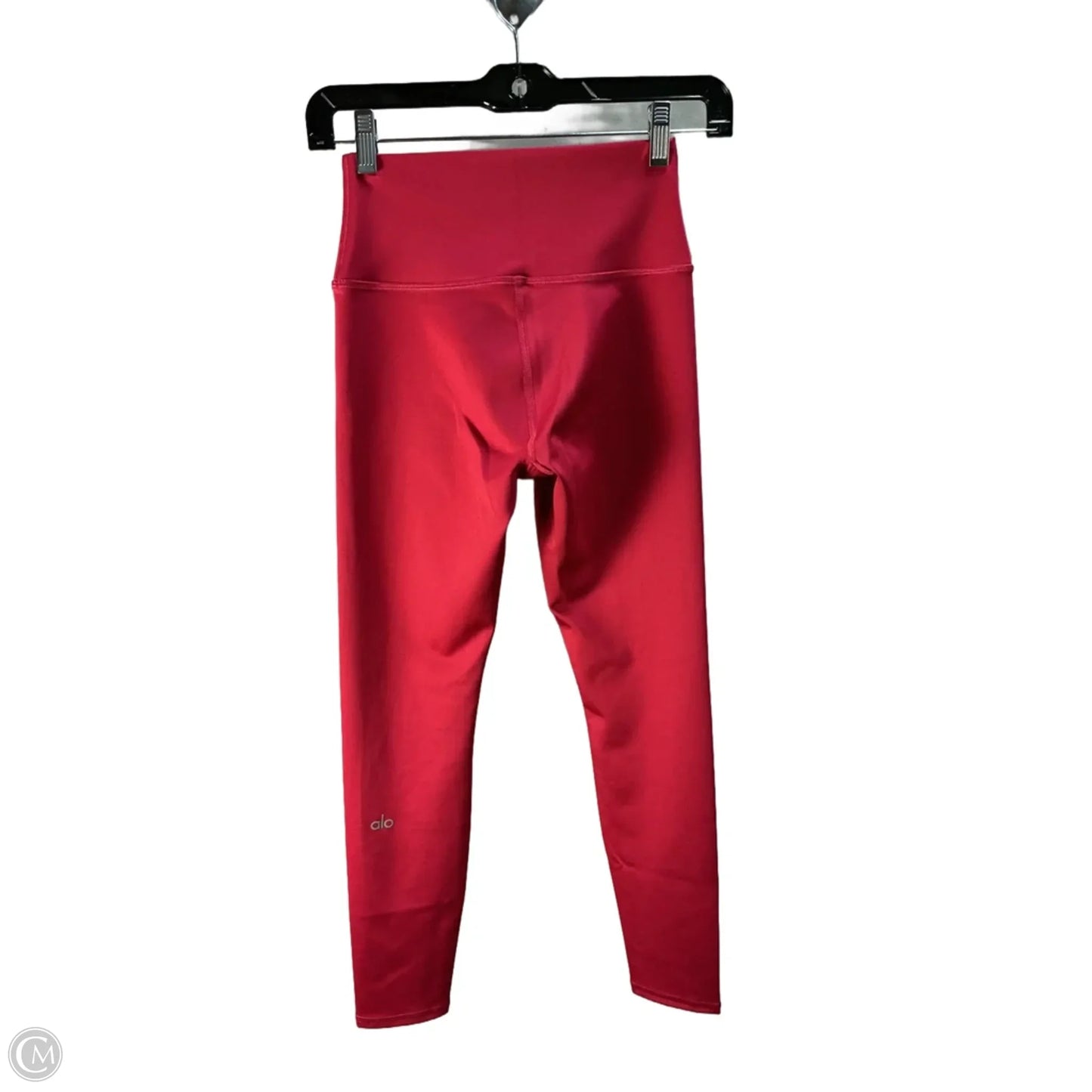 Athletic Leggings By Alo In Red, Size: S