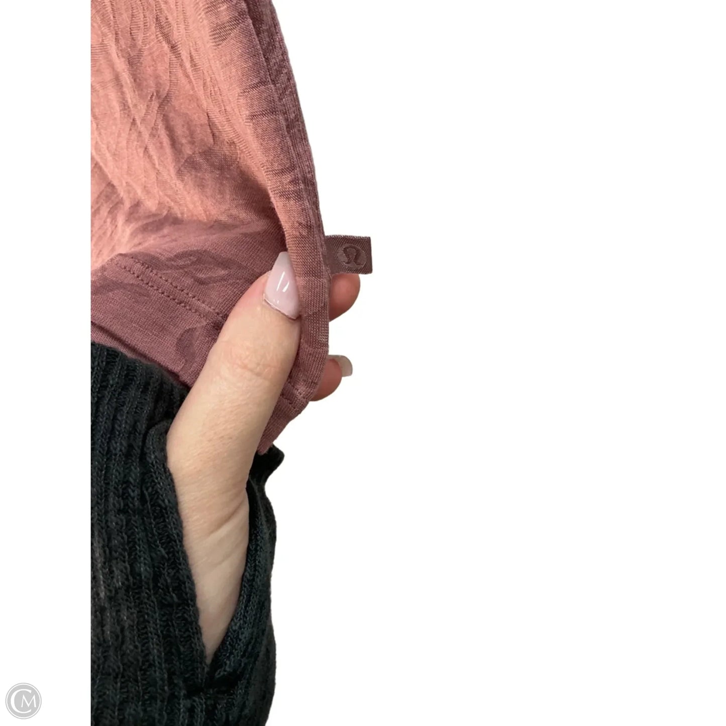 Top Short Sleeve By Lululemon In Pink, Size: S