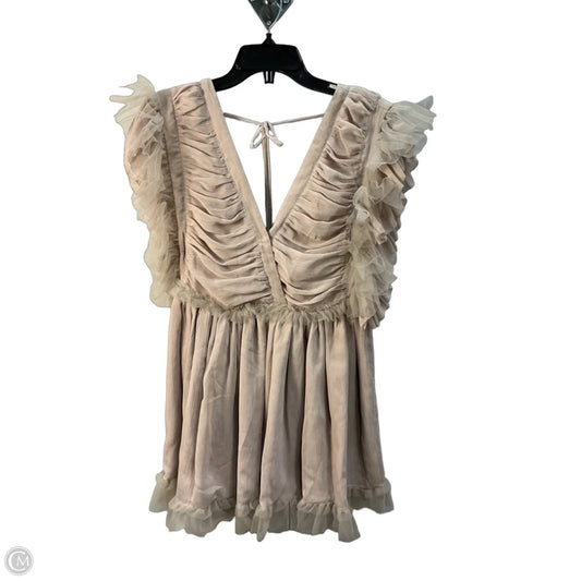 Dress Party Short By Tularosa In Beige, Size: S