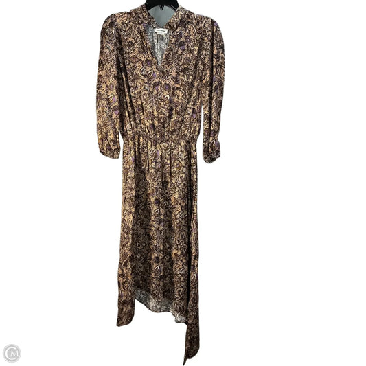 Dress Party Long By Zadig And Voltaire In Purple & Tan, Size: S