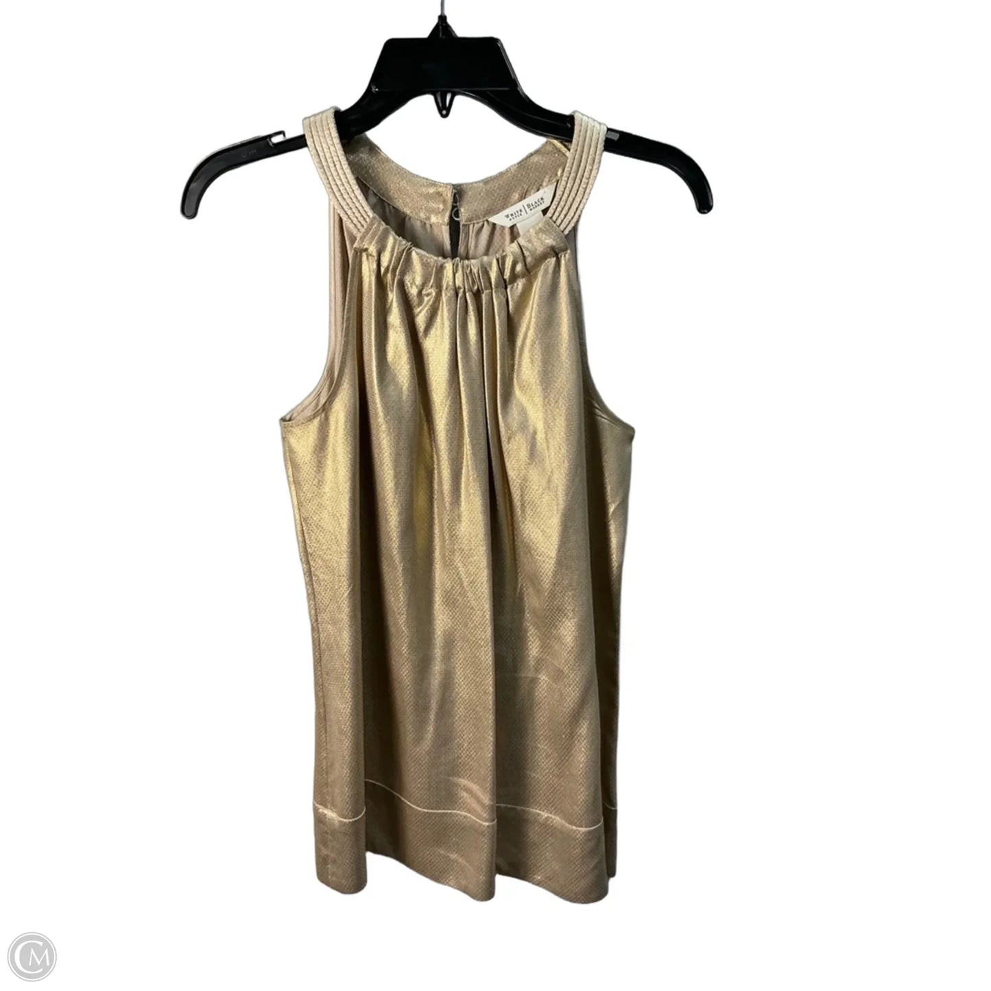 Top Sleeveless By White House Black Market In Gold, Size: S