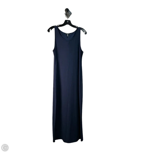 Dress Casual Maxi By Eileen Fisher In Navy, Size: M