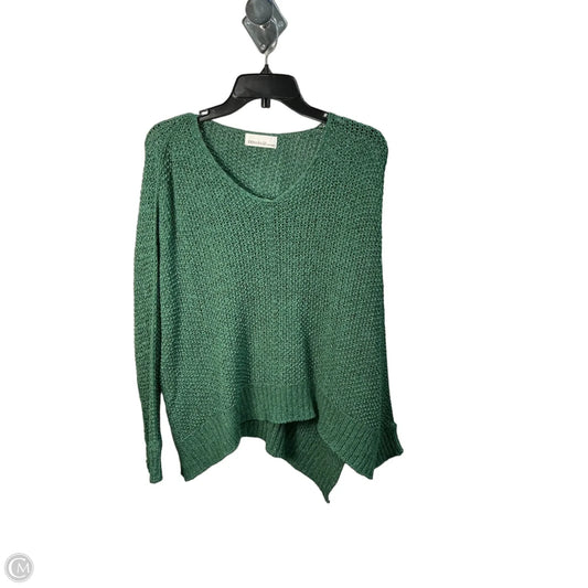 Top Long Sleeve By Zenana In Green, Size: S