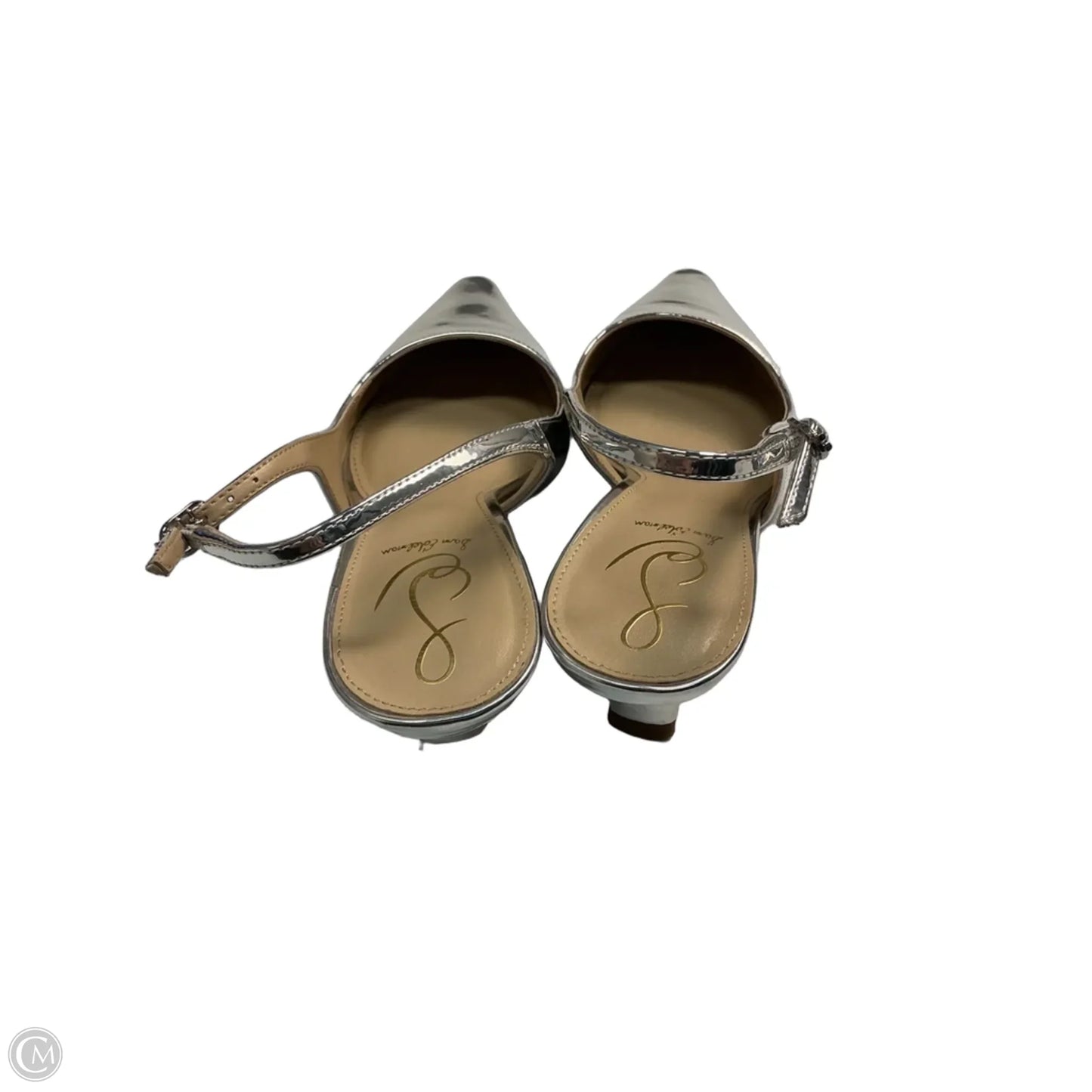 Shoes Heels Kitten By Sam Edelman In Silver, Size: 8.5