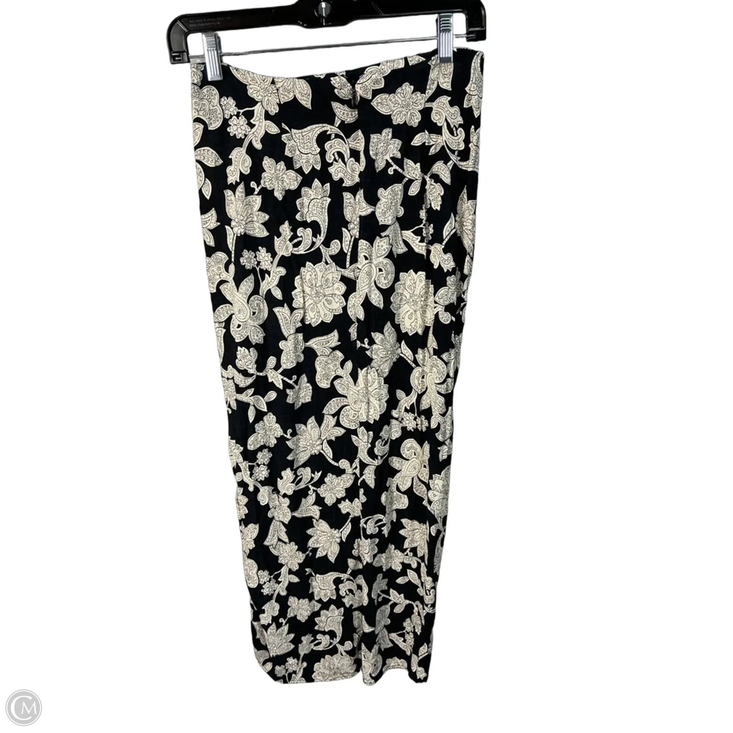 Skirt Maxi By Zara In Black & Cream, Size: 4