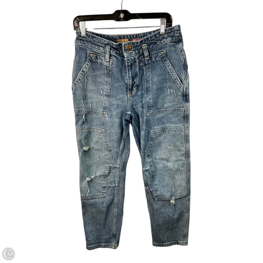 Jeans Straight By Pilcro In Blue, Size: 6