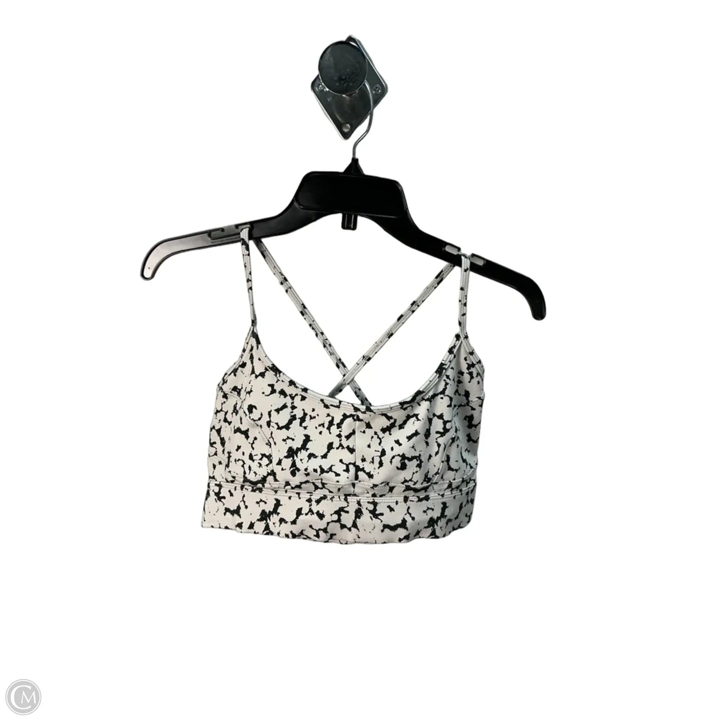Athletic Bra By Varley In Black & Grey, Size: L