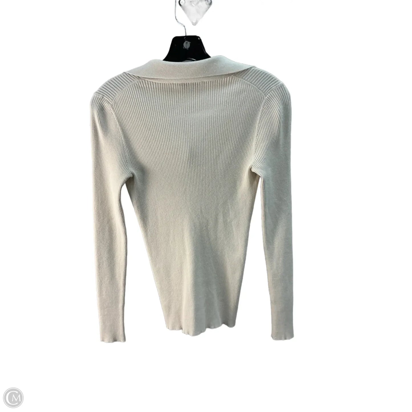 Top Long Sleeve By Babaton In Beige, Size: S