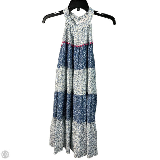 Dress Casual Short By Thml In Blue & White, Size: M
