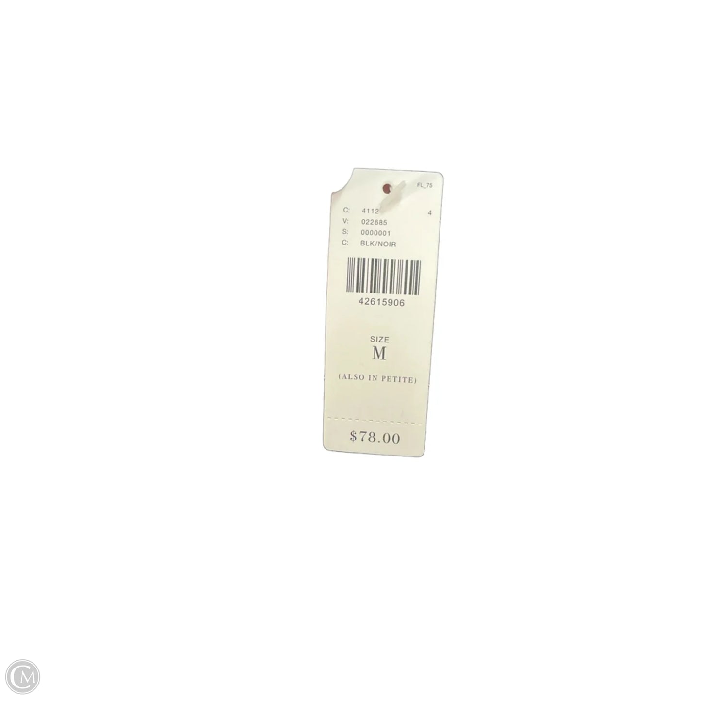 Top Long Sleeve By Anthropologie In Black, Size: M