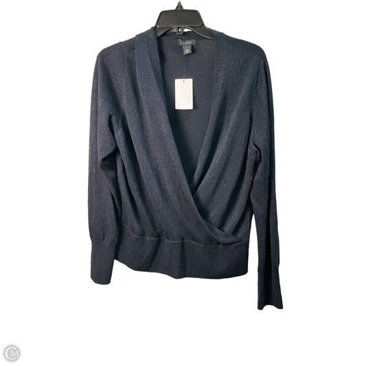 Top Long Sleeve By Halogen In Navy, Size: L