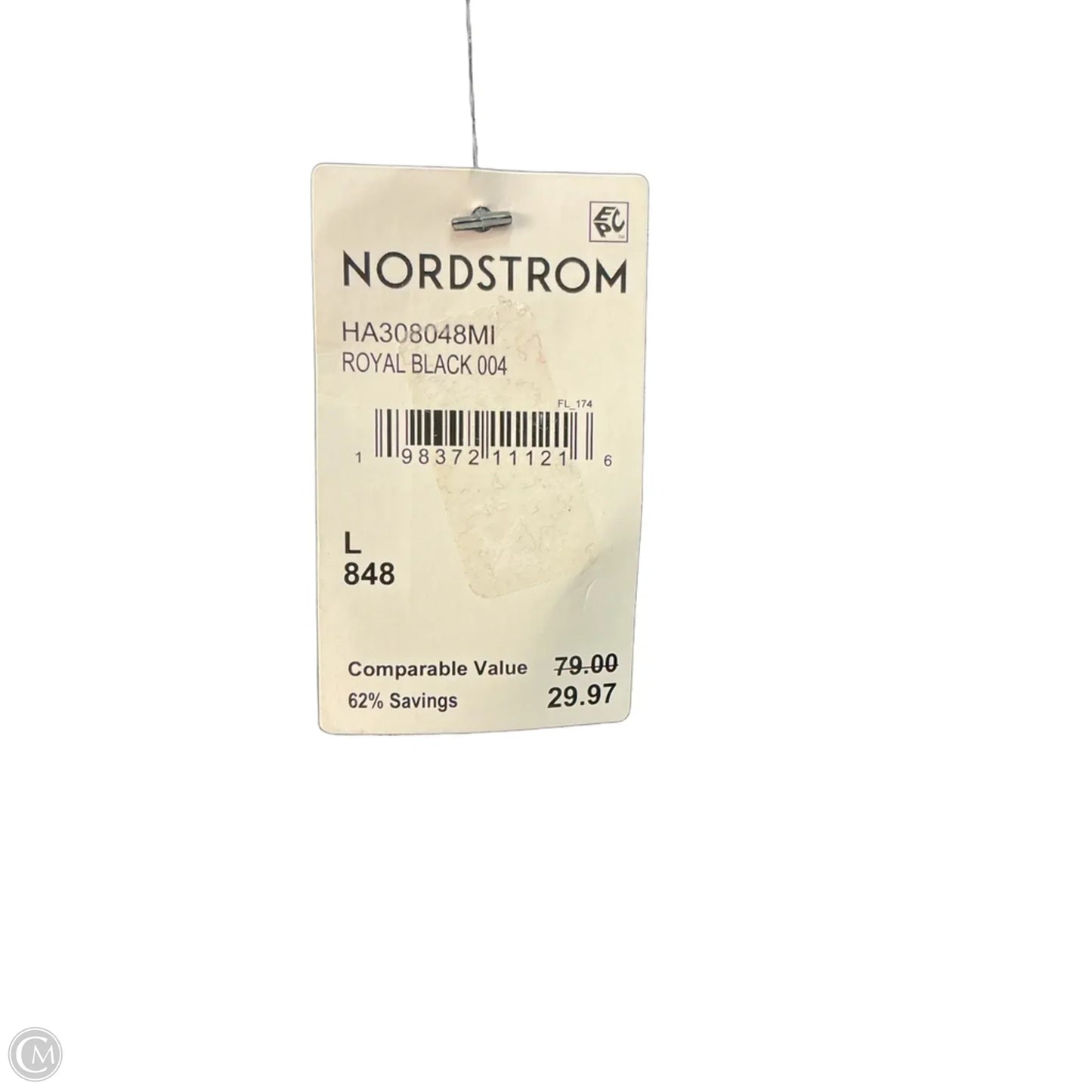 Top Long Sleeve By Halogen In Navy, Size: L
