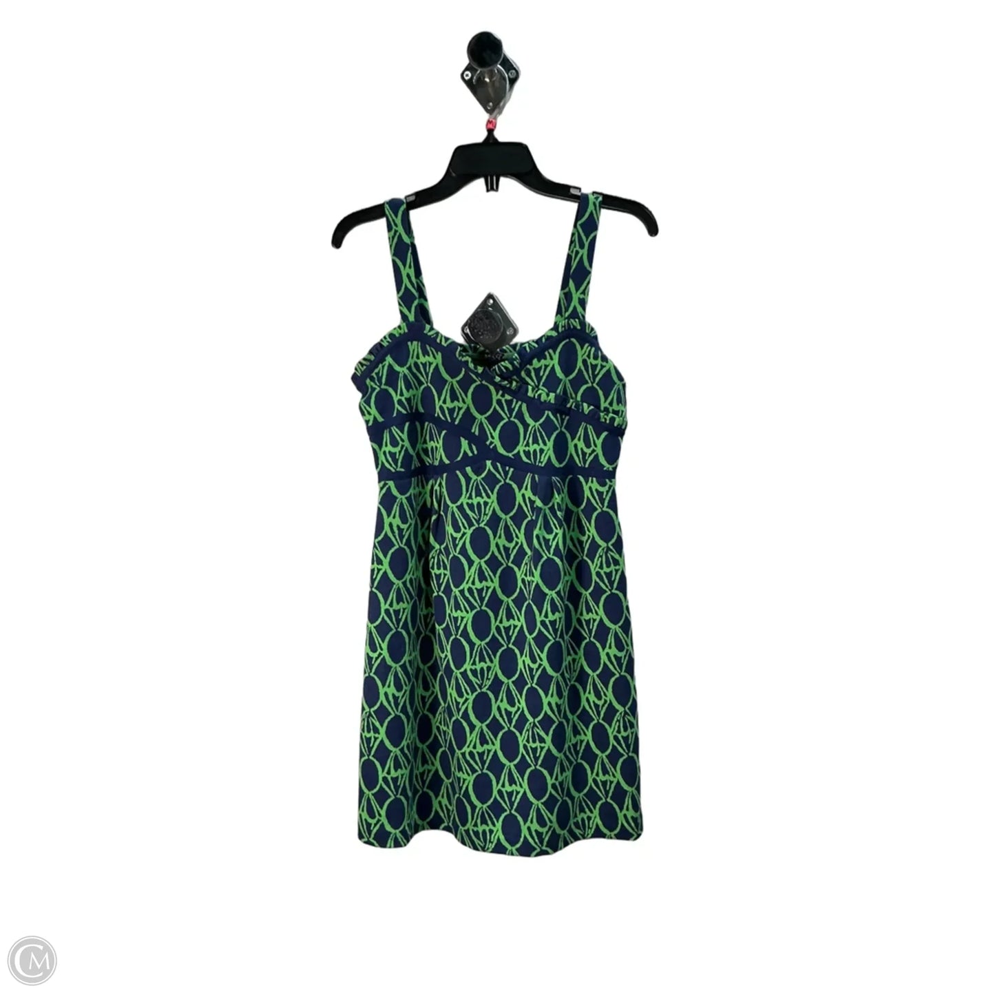 Dress Designer By Lilly Pulitzer In Blue & Green, Size: M