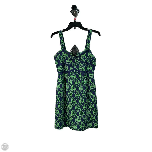 Dress Designer By Lilly Pulitzer In Blue & Green, Size: M