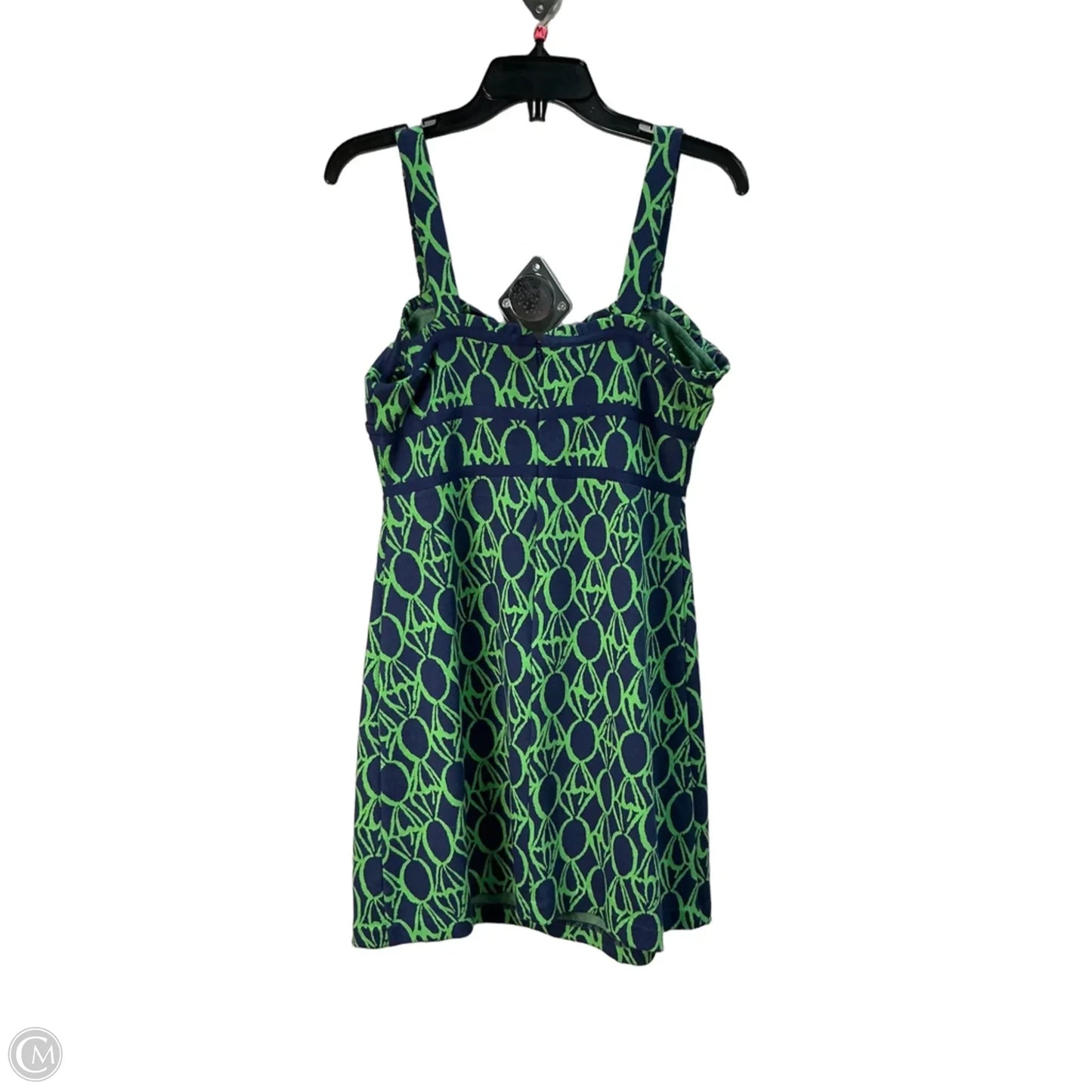 Dress Designer By Lilly Pulitzer In Blue & Green, Size: M