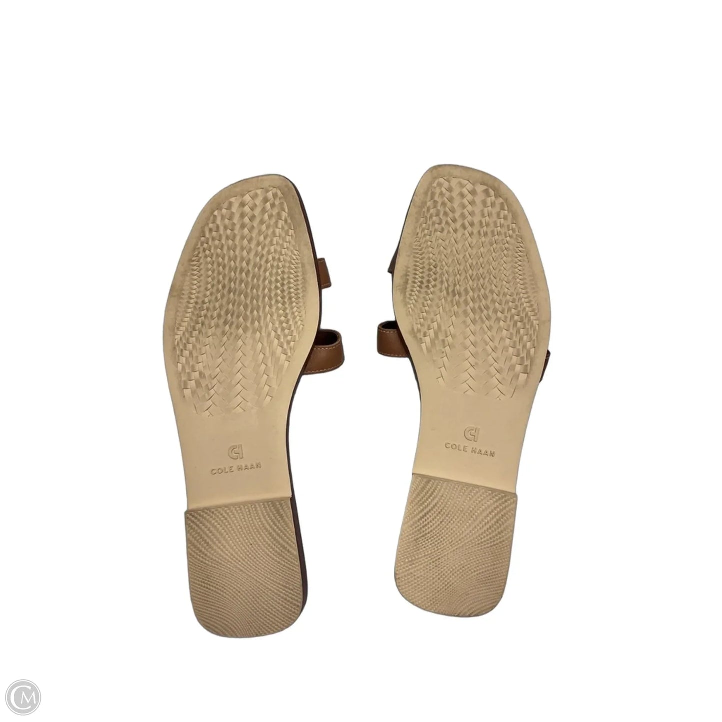 Sandals Flats By Cole-haan In Brown & Tan, Size: 9