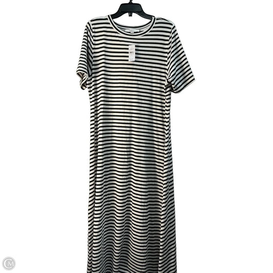 Dress Casual Maxi By Loft In Striped Pattern, Size: Xl