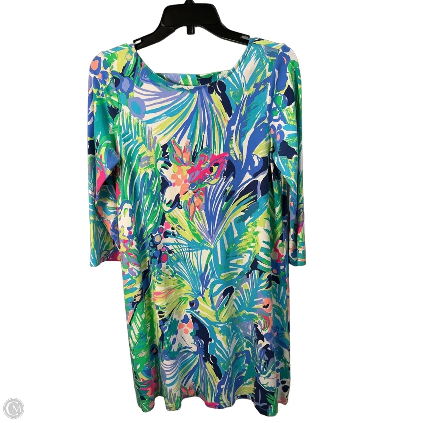 Dress Designer By Lilly Pulitzer In Blue & Green, Size: M