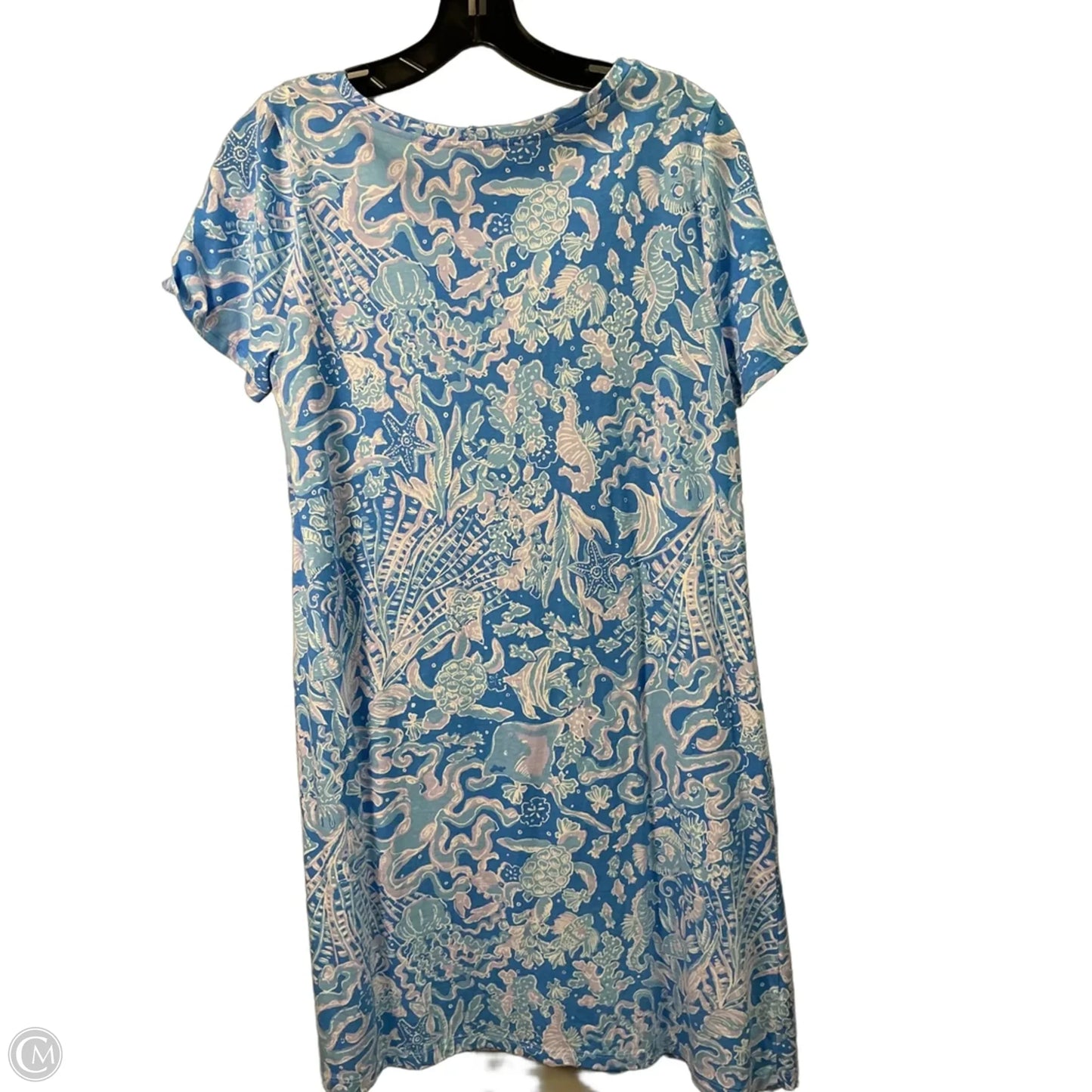 Dress Designer By Lilly Pulitzer In Blue & Purple, Size: M