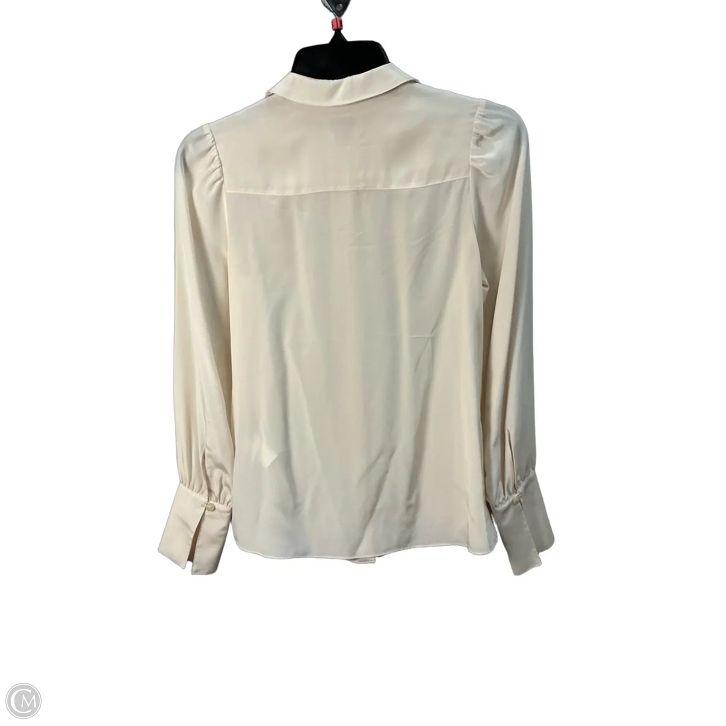 Top Long Sleeve Designer By Kate Spade In Cream, Size: Xxs