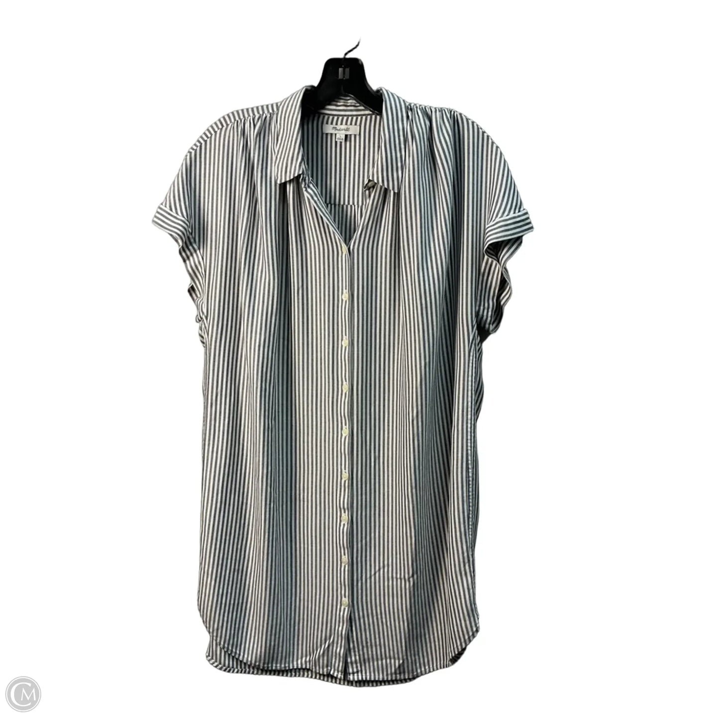 Dress Casual Short By Madewell In Striped Pattern, Size: L