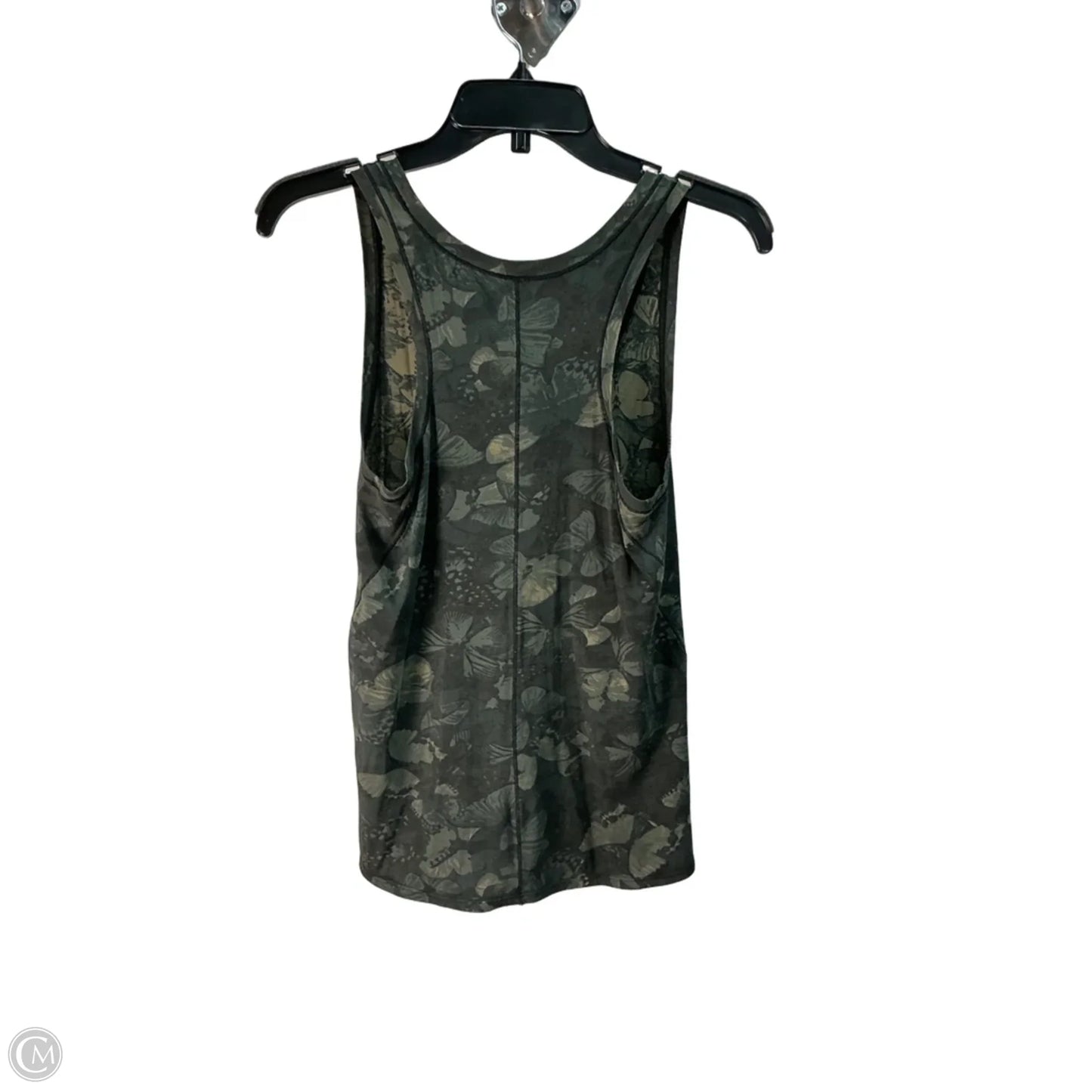 Top Sleeveless Basic By Lululemon In Black & Green, Size: M