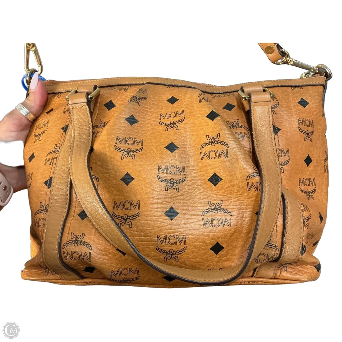 Handbag Luxury Designer By Mcm, Size: Medium