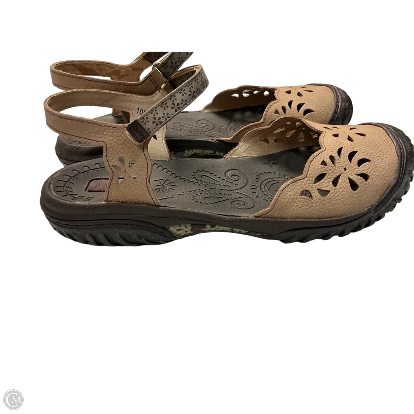 Shoes Flats By Jambu In Tan, Size: 10