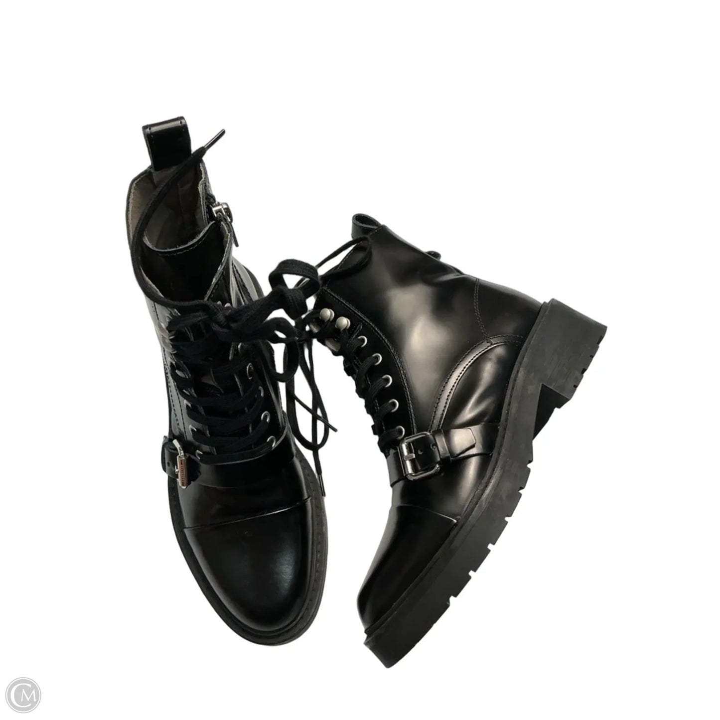 Boots Designer By All Saints In Black, Size: 7.5