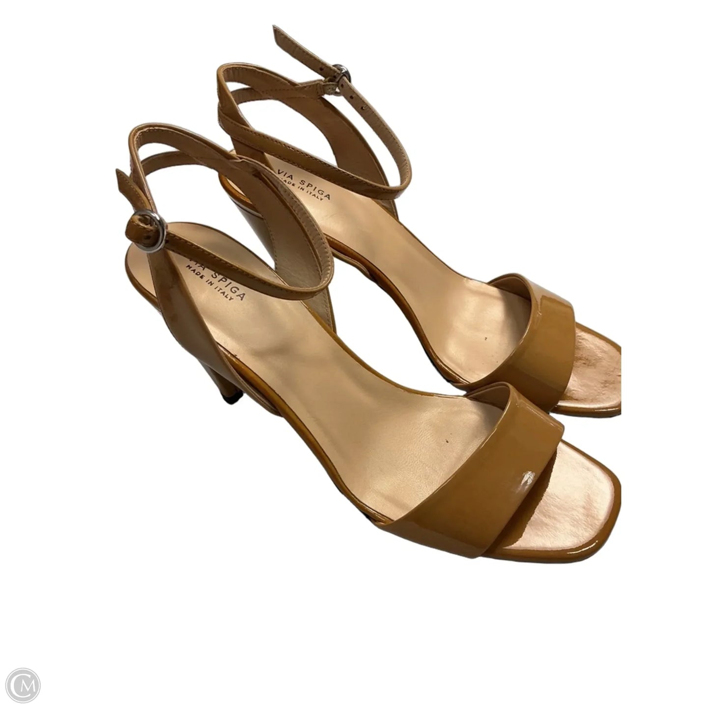Shoes Heels Kitten By Via Spiga In Beige, Size: 9
