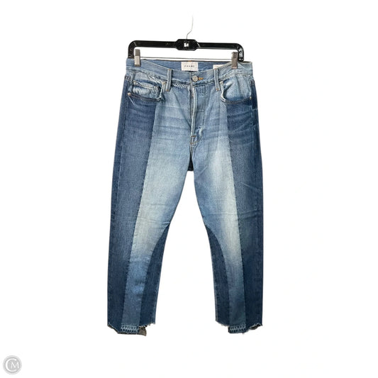 Jeans Straight By Frame In Blue, Size: 4