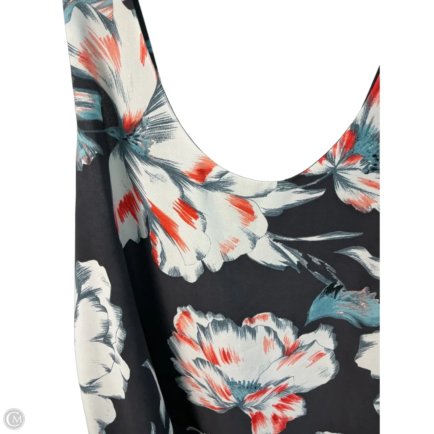 Top Sleeveless By 1.state In Blue & Orange, Size: L