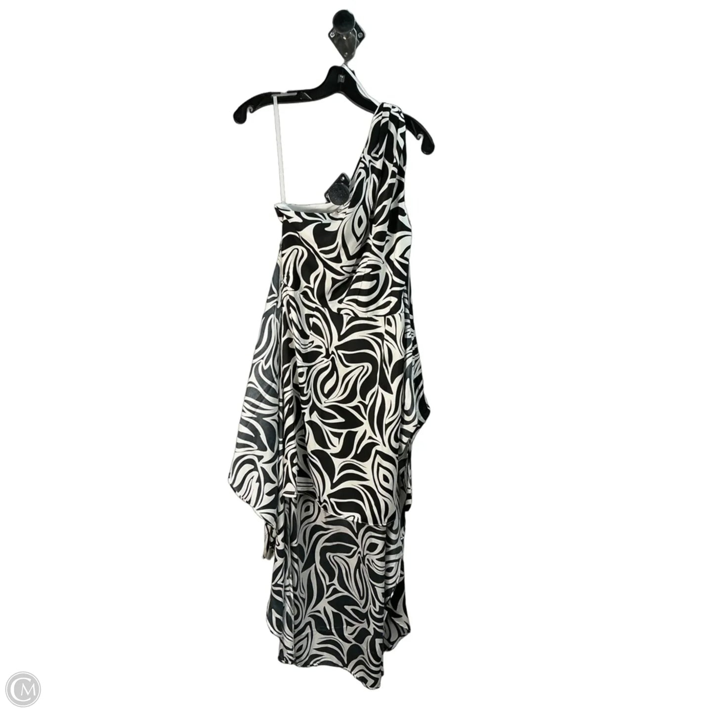Dress Party Midi By Donna Morgan In Black & White, Size: 4