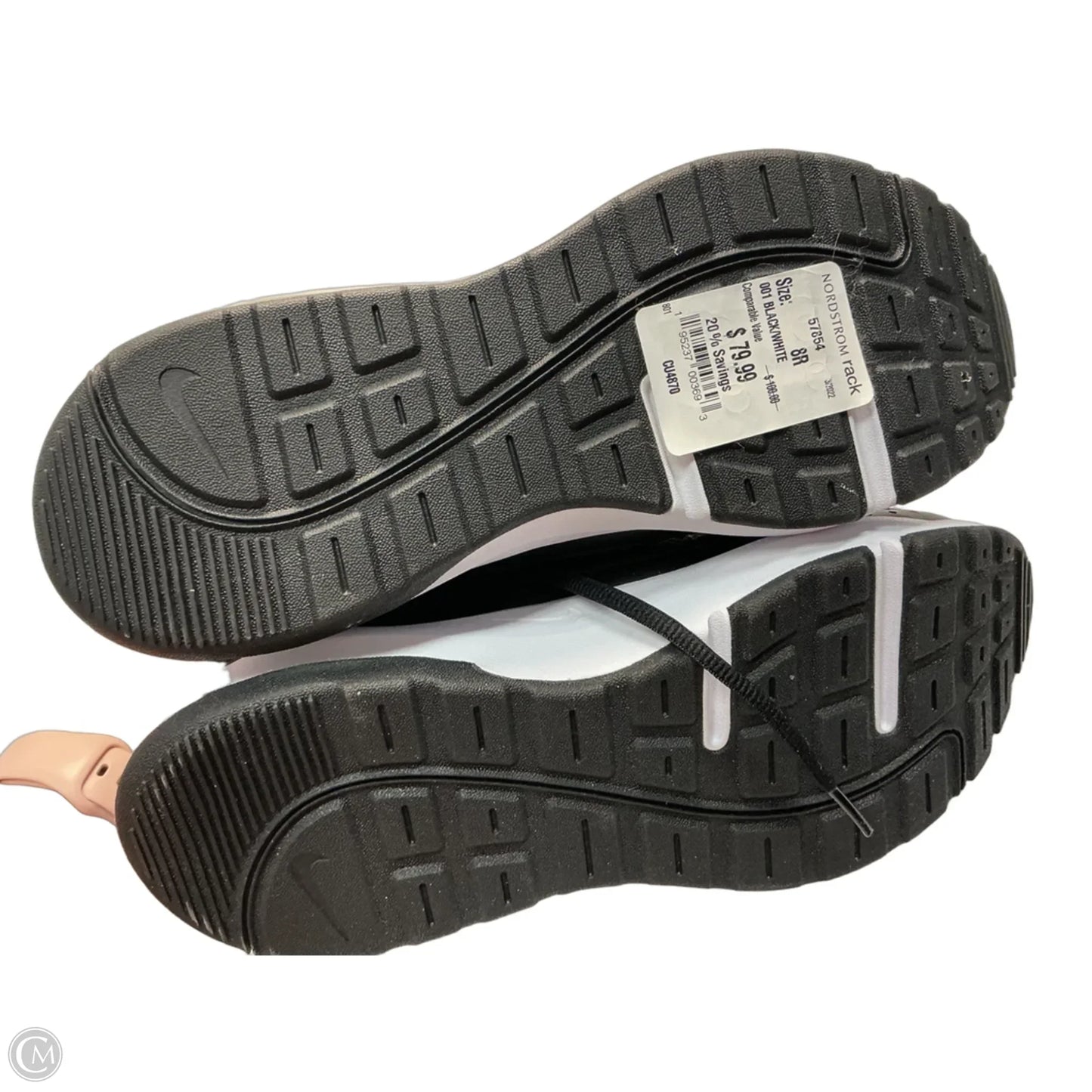 Shoes Athletic By Nike In Black & White, Size: 8