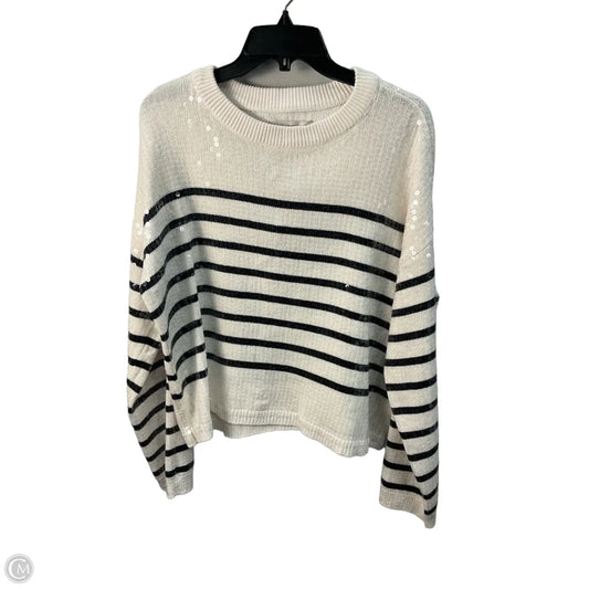 Sweater By Loft In White, Size: M