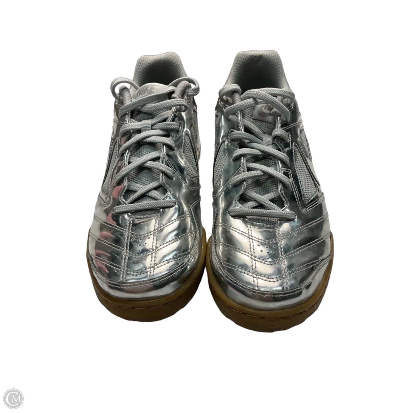 Shoes Athletic By Nike In Silver, Size: 8