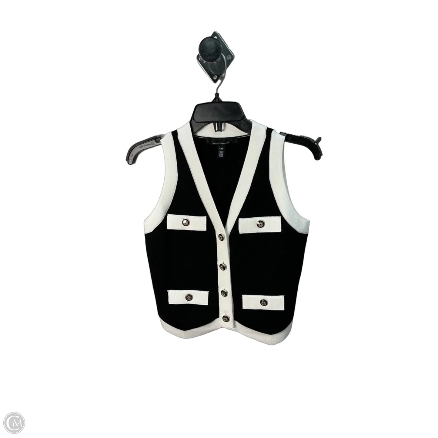 Top Sleeveless By White House Black Market In Black & White