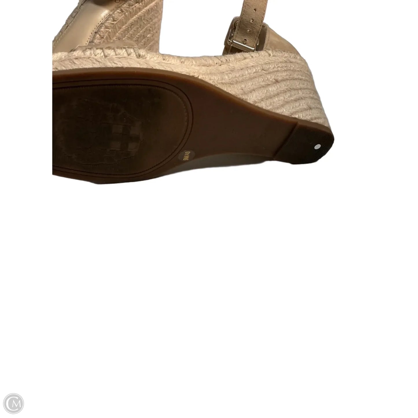 Shoes Heels Wedge By Vince Camuto In Cream, Size: 9