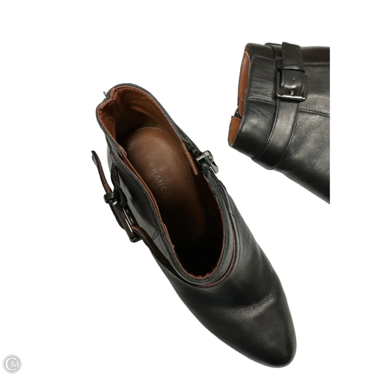 Boots Ankle Heels By Franco Sarto In Black, Size: 8.5