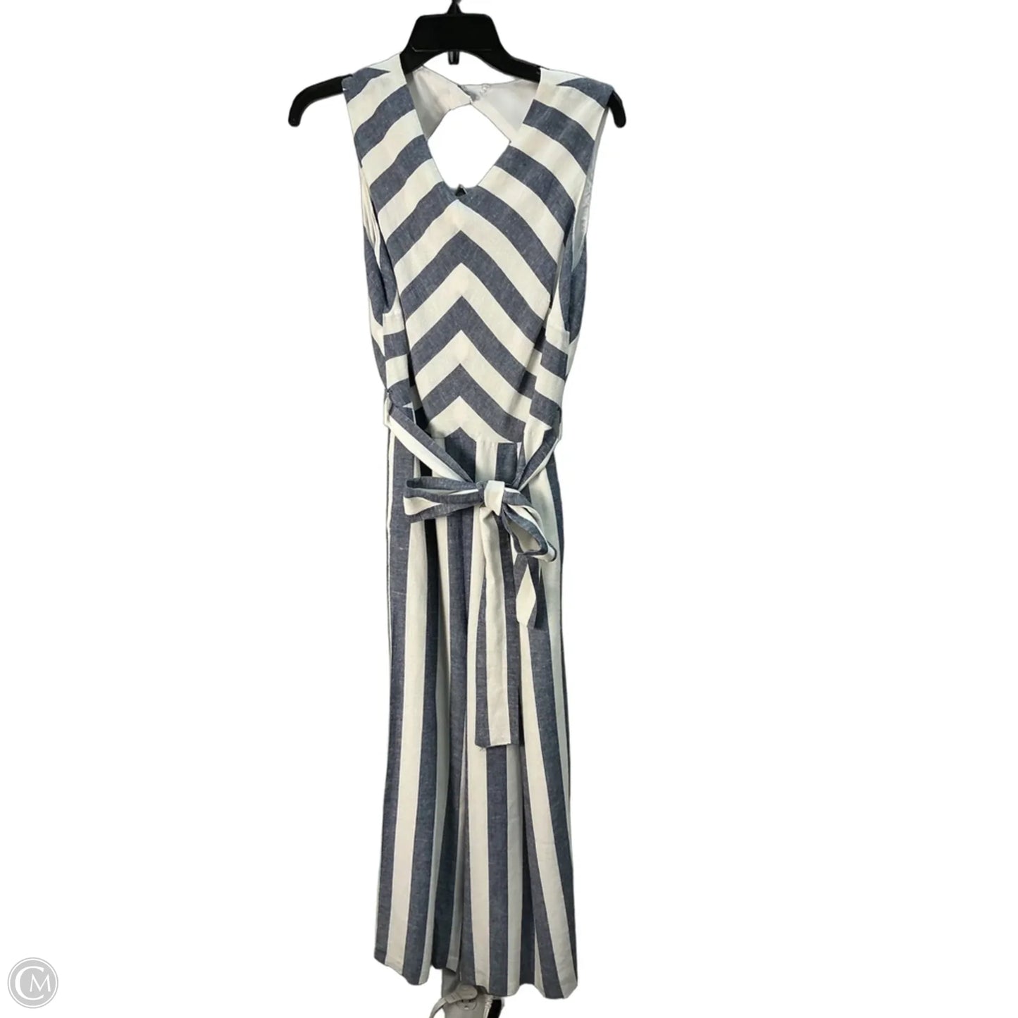 Jumpsuit By Maggy London In Striped Pattern, Size: M
