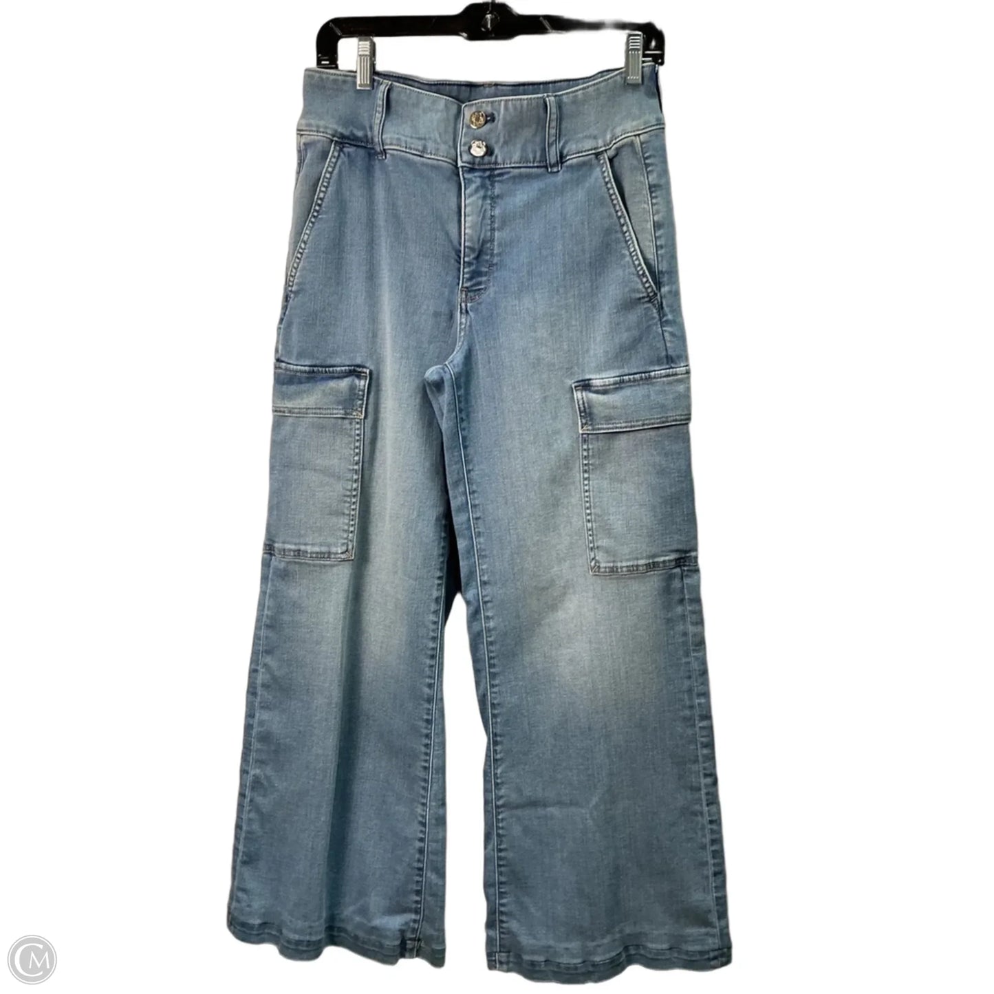 Jeans Wide Leg By White House Black Market In Blue Denim, Size: 6