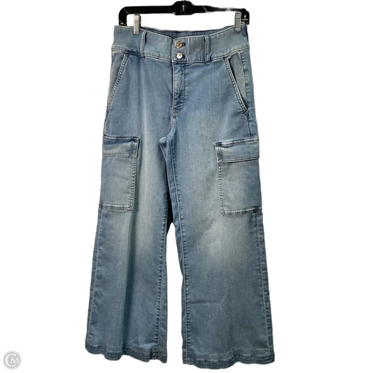 Jeans Wide Leg By White House Black Market In Blue Denim, Size: 6