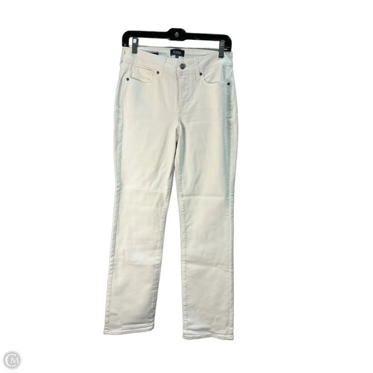 Jeans Straight By Not Your Daughters Jeans In White, Size: 4