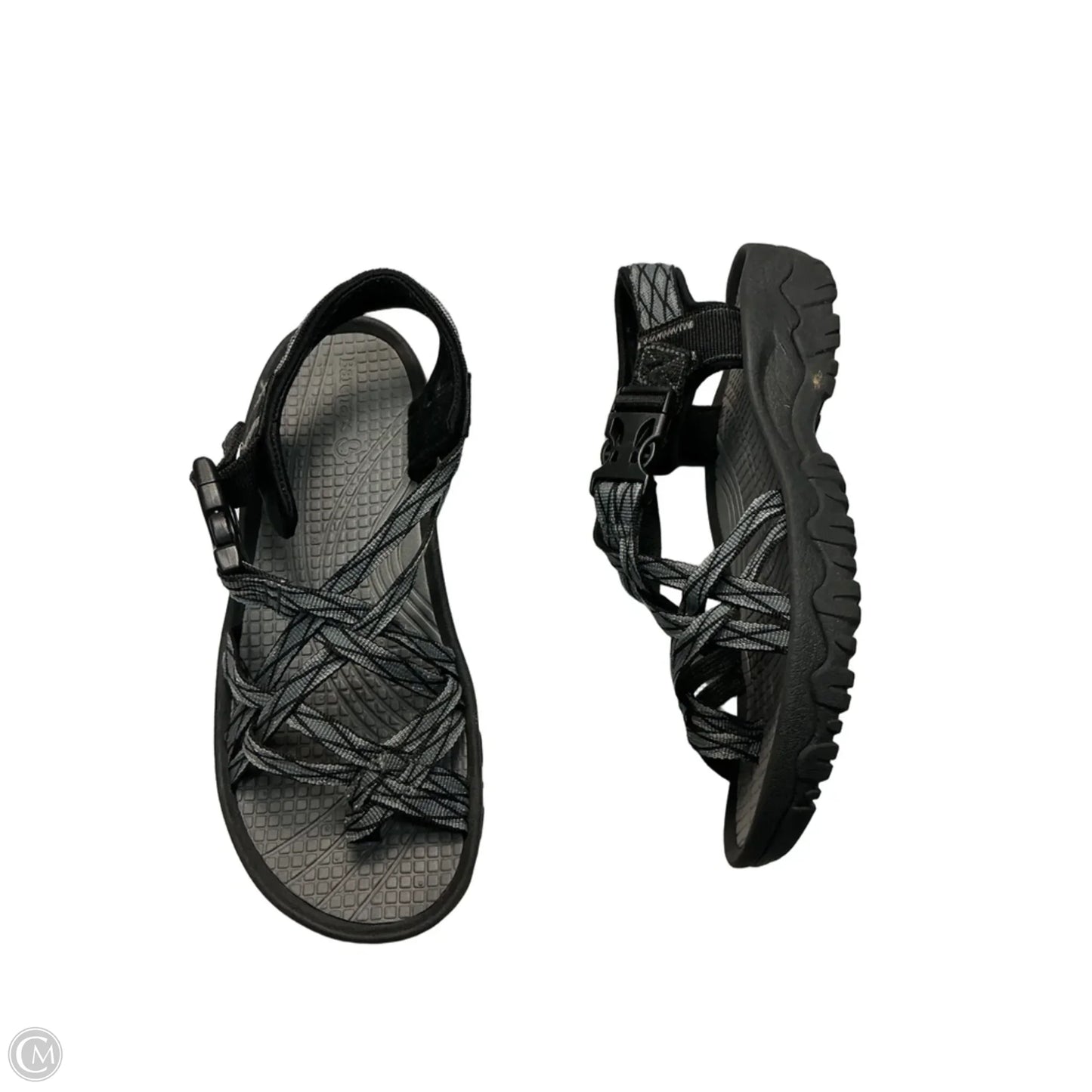 Sandals Flats By Bare Traps In Black, Size: 6