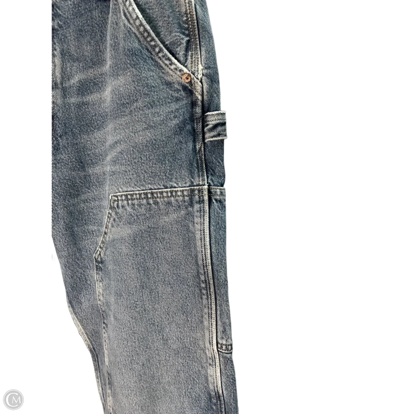 Jeans Wide Leg By Agolde In Blue, Size: 4